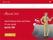 Tablet Screenshot of isaacely.com